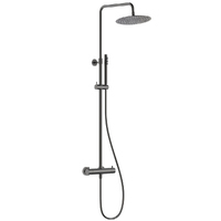 AQUAme Siena AQM8006GM металл, со смесителем и термостатом, без излива