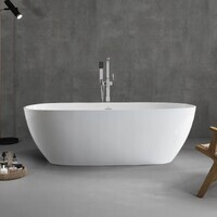 Abber 180х81.5 AB9263-1.8 отдельностоящая, белая