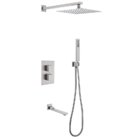 Abber Daheim AF8250SP с изливом и термостатом,  сатин