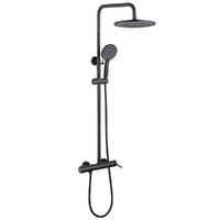 Abber Emotion AF8816BL с изливом, черный матовый