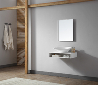 Abber Stein 80 см AS1612 подвесная, белая матовая