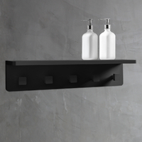 Abber Stein AS1651MB с полкой, черный матовый