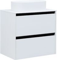 Allen Brau Activity 70 см 1.34003.WM подвесная, белая матовая, черная брашированная