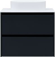 Allen Brau Activity 80 см подвесная, антрацит матовый, черная брашированная