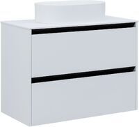 Allen Brau Activity 90 см 1.34005.WM подвесная, белая матовая, черная брашированная