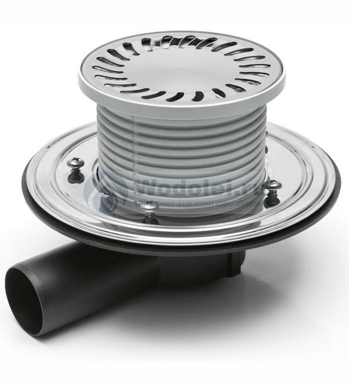 Душевые трапы Alpen PVBU50PR3. Купить в магазине Сантехники Wodolei.ru