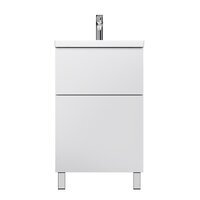 Am.Pm Gem 50 см M90FSX0502WG напольная, белая