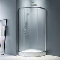 Am.Pm Like 90x90 W83UG-315-090MT стекло прозрачное, профиль хром