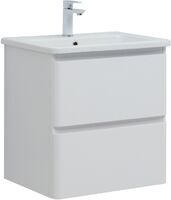 Aquanet Эмбер 57 см 00330465 подвесная, белая матовая