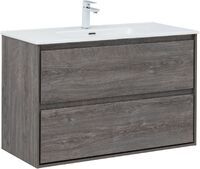 Aquanet Милан 100 см 00336375 подвесная, дуб рошелье