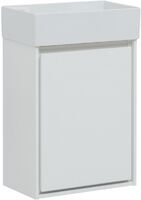 Aquanet Милан 42 см 00339962 подвесная, белая глянцевая