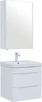 Aquanet София 60 см подвесной (тумба с раковиной и зеркалом)