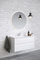 Акватек 100 см подвесная, белая матовая