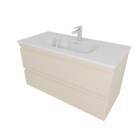 Акватек 100 см подвесная, капучино светлый