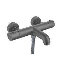 Акватек Вега AQ1043BGM с термостатом, оружейная сталь