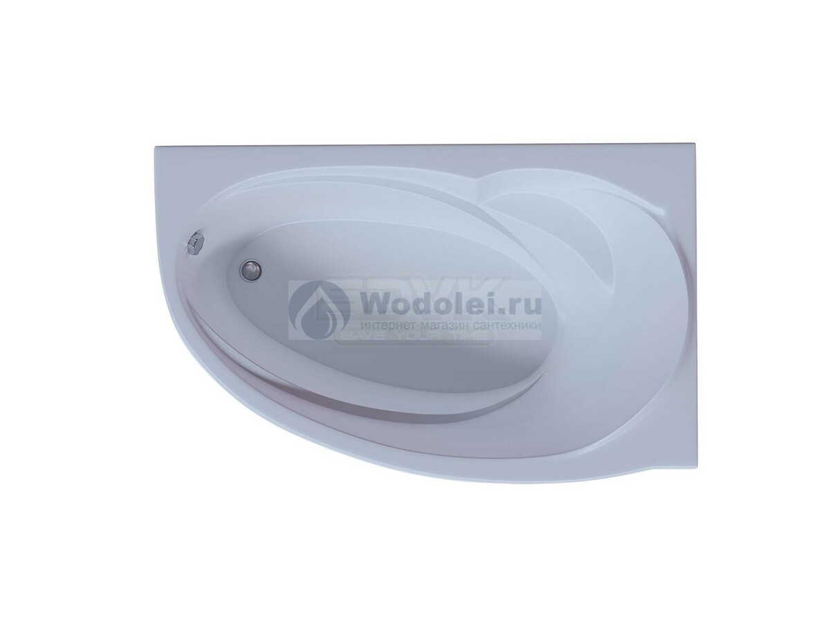 Акриловая ванна Акватек Бетта 170x97 BET170-0000154 правая, белая