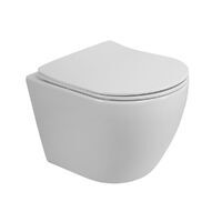 Art-Max PARMA AM2381CHRV/SC безободковый, с сиденьем микролифт, белый