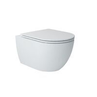 Art-Max TORINO AM823-V/SC безободковый, с сиденьем микролифт, белый