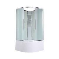 AvaCan 100x100 EM5010N без крыши, стекло матовое, профиль хром