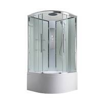 AvaCan 100x100 EM5010T стандартная, стекло прозрачное, профиль хром