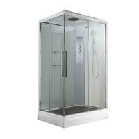 AvaCan 100x80 K2810 стандартная, стекло прозрачное, профиль хром