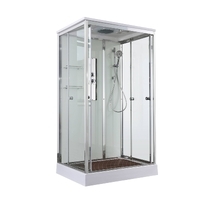 AvaCan 100x80 V2810 стандартная, стекло прозрачное, профиль хром