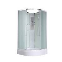 AvaCan 110x110 EM3011Nnew без крыши, стекло матовое, профиль хром