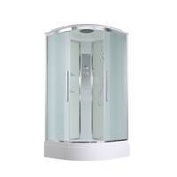 AvaCan 110x110 EM3011new стандартная, стекло матовое, профиль хром