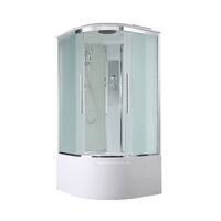 AvaCan 110x110 EM5011new стандартная, стекло матовое, профиль хром