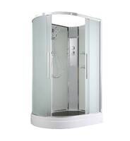 AvaCan 110x80 EM2811RN без крыши, стекло матовое, профиль хром, правая