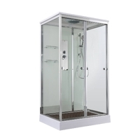 AvaCan 110x90 V2011 стандартная, стекло прозрачное, профиль хром