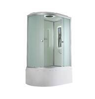 AvaCan 120x80 D5012RLED с гидромассажем и подсветкой, стекло матовое, профиль хром, правая, правая