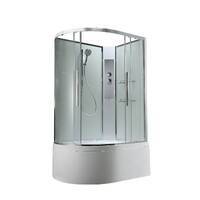 AvaCan 120x80 EM5812RNT без крыши, стекло прозрачное, профиль хром, правая