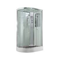 AvaCan 120x90 A2912R стандартная, стекло прозрачное, профиль хром, правая