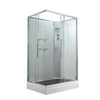 AvaCan 120x90 K2012N без крыши, стекло прозрачное, профиль хром