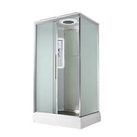 AvaCan 120x90 KD2912LED с подсветкой, гидромассажем, стекло матовое, профиль хром