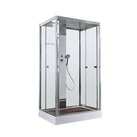 AvaCan 120x90 Z1912 стандартная, стекло прозрачное, профиль хром