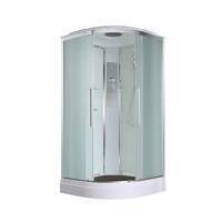 AvaCan 80x80 EM2080 стандартная, стекло матовое, профиль хром