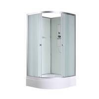 AvaCan 90x90 D3090N без крыши, стекло матовое, профиль хром