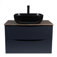 BOND Cube 80 см со столешницей, серая, дуб