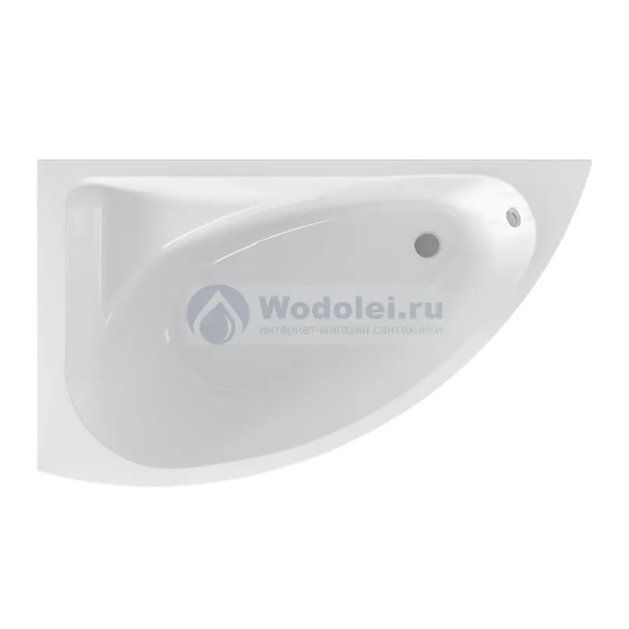 Акриловая ванна Bas Антигуа 170x95 В 00150 белая, левая, с каркасом