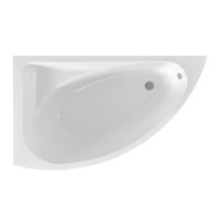 Bas Антигуа 170x95 В 00150 белая, левая, с каркасом