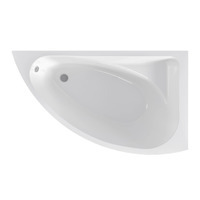 Bas Антигуа 170x95 В 00151 белая, правая, с каркасом