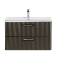 BelBagno Due 81 см DUE-800-2C-SO-GM-P подвесная, оружейная сталь