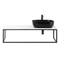 BelBagno Etna-Kraft 140 см подвесная, черная матовая