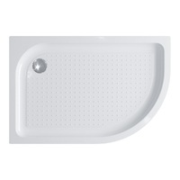 BelBagno Tray 100x80 TRAY-BB-RH-100/80-550-15-W-L угловой левый, с сифоном, белый