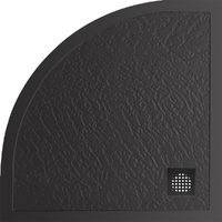 BelBagno UNO 90x90 TRAY-MR-UNO-R-90-550-35-NERO-NO с сифоном, черный матовый