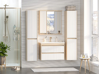 Brevita Balaton 80 см подвесная, белая, бежевая