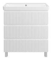 Brevita Victory 75 см VIC-07080-0103Я напольная, белая