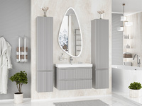 Brevita Victory 80 см подвесная, серый шелк